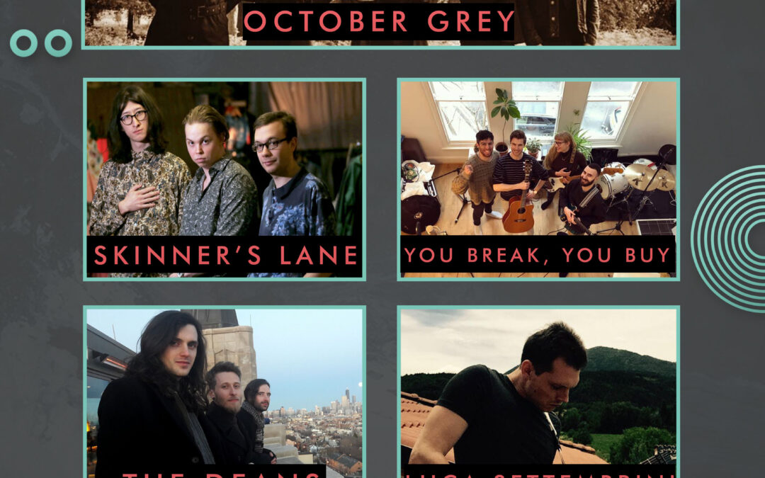  October Grey // Skinner’s Lane // You Break, You Buy // The Deans // Luca Settembrini’